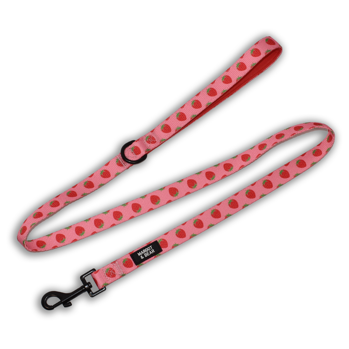 Strawberry Kisses Dog Lead | Margot & Bear