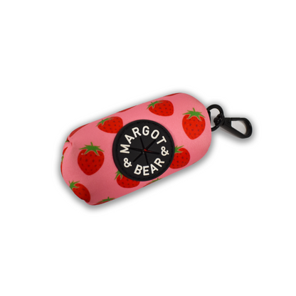 Strawberry Kisses Poop Bag Dispenser | Margot & Bear